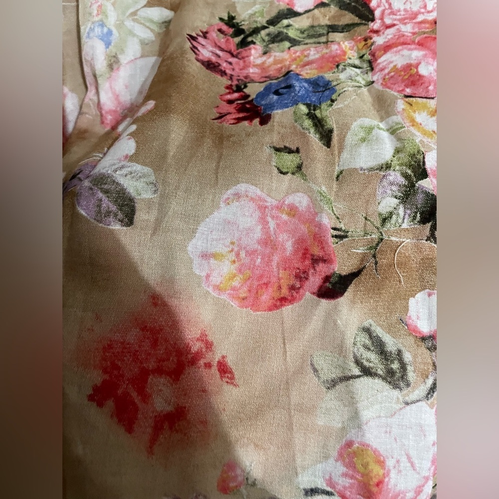P.o.l Exposed Pockets Floral Shirt In Size Large. - Picture 9 of 13